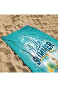 HELLO SUMMER stačiakampis paplūdimio rankšluostis 150x70 REC54WZ5-REC54WZ5