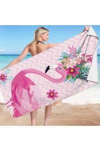 Stačiakampis paplūdimio rankšluostis FLAMIG FLOWERS 150x70 REC54WZ13-REC54WZ13