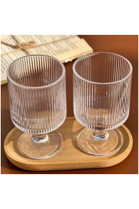 Desertinės stiklinės, puodeliai, rinkinyje 6 vnt-SZK44KOMPLET