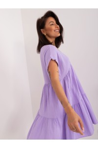 Vasariška levandinė muslino suknelė-DHJ-SK-6873.68
