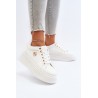Balti stilingi batai ant platformos-TL251-9 WHITE