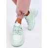 Patogūs žali sportinio stiliaus batai BAINS MINT-KB 37952