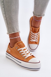 Women's sneakers on a thick sole Lee Cooper LCW-24-31-2216 Orange-LCW-24-31-2216L ORANGE