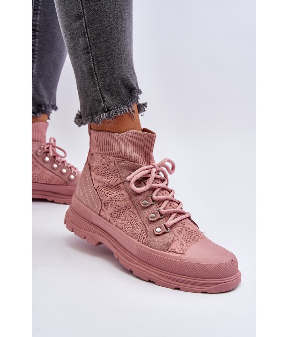 Moteriški batai su elastinga viršutine dalimi-G-21 PINK
