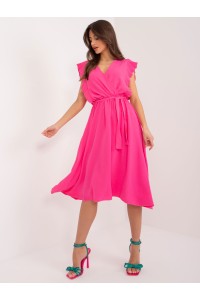 Sukienka-MI-SK-3088.93-ciemny różowy-MI-SK-3088.93