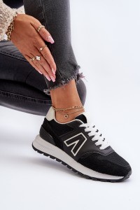 Moteriški juodi sportiniai batai-PC192 BLACK