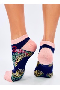 Moteriškos kojinės su flamingais BIRD MULTI-4-KB SK-VQ-76