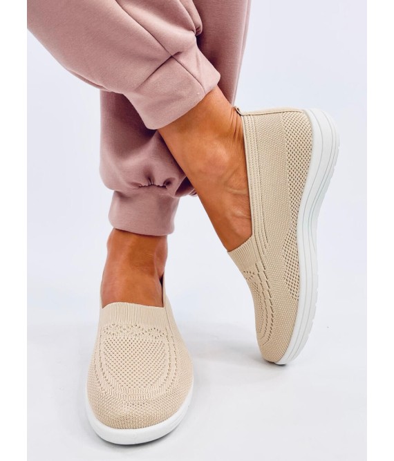 Elastingi įsispiriami bateliai DIDIER BEIGE-KB NB658