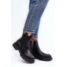 Juodi moteriški batai su užtrauktuku Ramhel-1253 BLACK