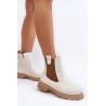 Moteriški batai su užtrauktuku White Ramhel-1253 WHITE