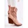 Stilingi batai Cowboy Pink Eleonore-B-817 PINK
