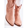 Stilingi batai Cowboy Pink Eleonore-B-817 PINK