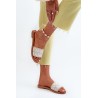 Stilingos moteriškos šlepetės vasarai-W-125 BEIGE