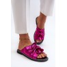 Women's Flat Sandals with Cutouts Fuchsia Fiviama-RMR2266-8 FUKSIA