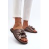 Women's Flat Heel Sandals Copper Nelvira-RMR2266-8 MIEDŹ
