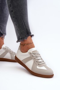 Klasikinio dizaino suvarstomi batai-DF886 GRIGIO/BIANCO