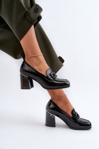 Stilingi moteriški batai ant plataus kulno-TV_MR38-973 BLACK