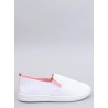 Patogūs įsispiriami odiniai bateliai JOUSSE WHITE/PINK-KB 85-965