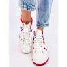 Sportiško stiliaus moteriški batai PALL WHITE RED-KB 38754