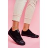 Women's Classic Sneakers Black Ecoma-9SP30-1141 BLACK BLACK