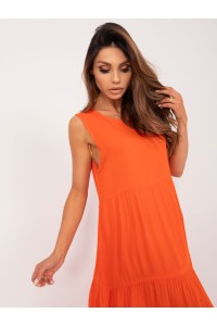 Oranžinė ryški vasariška suknelė-D73761M30435A