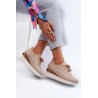 Originalaus sportiško dizaino  batai su platforma-MR38-377 BEIGE