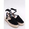 Moteriškos espadrilės su raišteliais YAWEH BLACK-KB M512