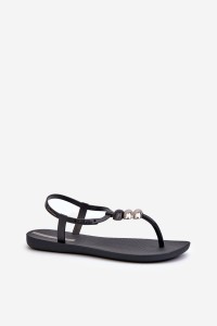 Stilingos moteriškos guminės basutės Ipanema-83507 BLACK/ONIX