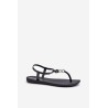 Stilingos moteriškos guminės basutės Ipanema-83507 BLACK/ONIX