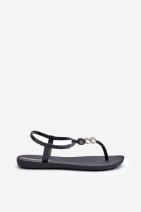 Stilingos moteriškos guminės basutės Ipanema-83507 BLACK/ONIX