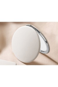 Baltas, elegantiškas, metalinis kosmetinis veidrodis L11-L11