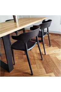 Moderni stilinga valgomojo svetainės kėdė DIANA KR05CZ-KR05CZ