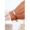 Steel Bracelet with Pink Gold Zirconia Lauren-B1195035-6S ROS GLD