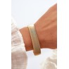 Elastic Women's Stainless Steel Bracelet Gold-HB120-003049 GLD