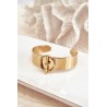 Women's Bracelet with Decoration Stainless Steel Gold-SS202-126 GLD