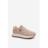 Moteriški sportbačiai su platforma-TL257-10 L.BEIGE