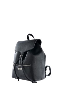 Classic Leather Backpack Big Star KK574132 Black-KK574132 BLACK