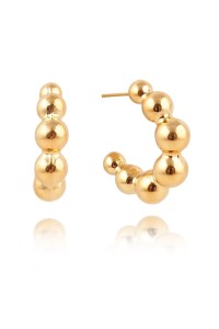 Auksiniai auskarai su perliukais padengti 14k auksu KST3229-KST3229