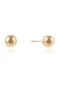 Auksiniai auskarai perliukai padengti 14k auksu 1 cm KST3242-KST3242
