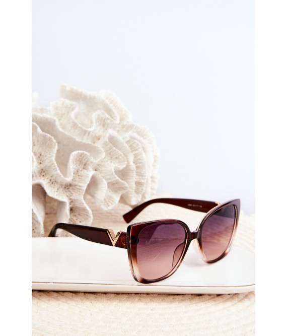 Women's Brown Sunglasses-OK.32191