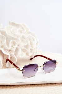 Women's UV400 Brown Sunglasses-OK.32237