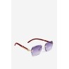 Women's UV400 Brown Sunglasses-OK.32237