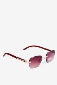 Women's UV400 Brown Sunglasses-OK.32238