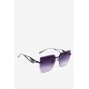 Women's sunglasses with black shaded lenses-OK.32243