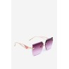 Women's Sunglasses with Gradient Gold-Pink Lenses-OK.32245