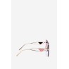 Women's Sunglasses with Gradient Gold-Pink Lenses-OK.32245