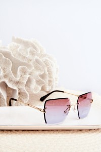 Women's Sunglasses with Tinted UV400 Lenses Gold-Pink-OK.32255