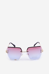 Women's Sunglasses with Tinted UV400 Lenses Gold-Pink-OK.32255