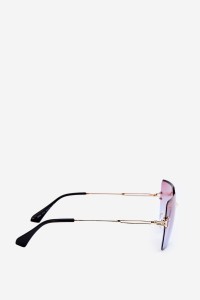 Women's Sunglasses with Tinted UV400 Lenses Gold-Pink-OK.32255