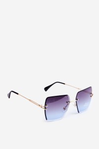 Women's Sunglasses With Gradient Lenses UV400 Gold-Blue-OK.32256